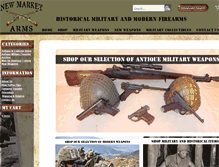 Tablet Screenshot of newmarketarms.com